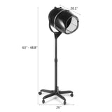 Hair Dryer Adjustable Professional Hood Dryer Stand Up