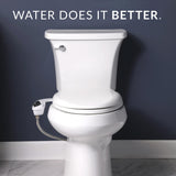 Bidet Attachment for Toilet, Non Electric, Self Cleaning Dual Nozzles