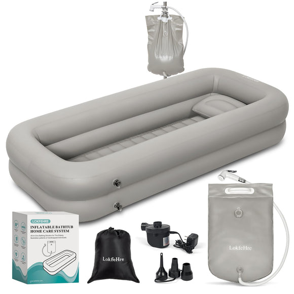 Shower Bath Basin Kit, PVC Portable Bathtub