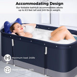 Bathtub, 47''x19.7''x21.7'' Portable Bathtub for Adults, Bathtub