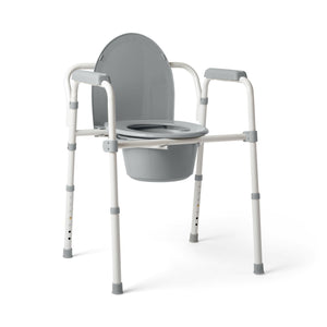 Chair for Toilet is Height Adjustable, Can be Used as Raised