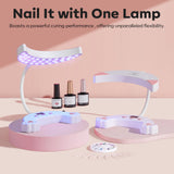 Nail Light for Gel Nail Polish with 3 Timers and LCD Display