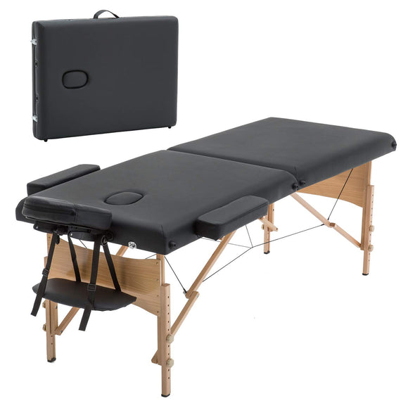 Fold Massage Bed Portable Lash Bed 28 Inch Wide Massage Table Height Adjustable