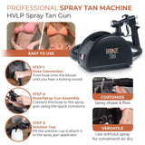 Spray Tan Machine - HVLP Spray Tan Gun with Sleek