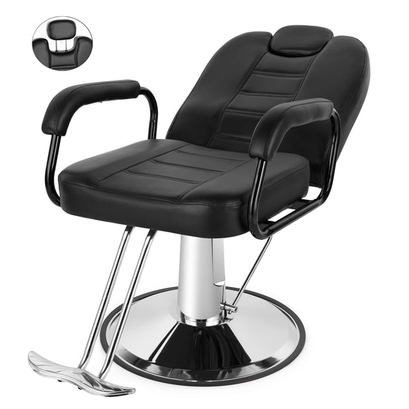 Salon Chair Spa Furniture Shampoo Reclining Extra Wider Seat