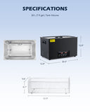 Cleaning Machine with Degas and Gentle Mode, 600W Ultrasonic Cleaner