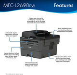 Brother MFC L26 Series Compact Monochrome All-in-One Laser