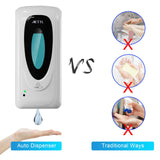 Automatic Foaming Hand Soap Dispenser Wall Mount, Motion Sensor Foam Liquid Refill Bottle