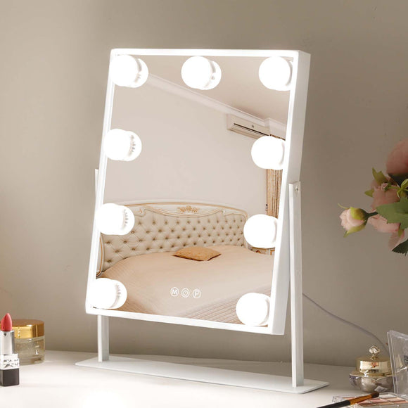 Hollywood Lighted Makeup Mirror