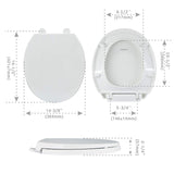 Seat Bumpers, Universal Quiet-Close Toilet Lid