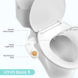 Bidet Attachment for Toilet Seat, Adjustable Water Pressure Spray