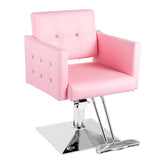 Pink Salon Chair for Hair Stylist,Barber Chari Hair Chair, Stylist Chair