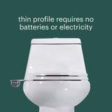 Bidet Toilet Attachment in White with Self Cleaning