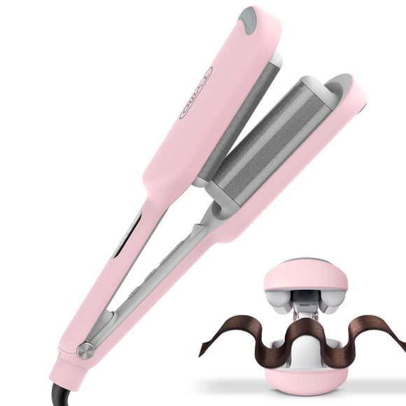 Curling Iron Hair Crimper - TYMO ROVY Beach Waves Curling Wand