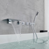 Waterfall Bathtub Faucet Wall Mount Tub Faucet Roman