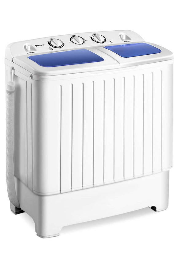 Portable Mini Compact Twin Tub Washing Machine 20lbs Washer