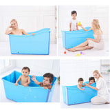 Tub Bathtub for Toddler Children Twins Petite Adult Blue