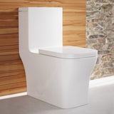 Forever SM-1T106 Concorde One Piece Toilet, Glossy White