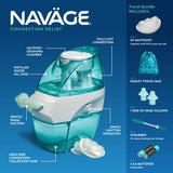 Travel Bundle Nasal Irrigation System - Saline Nasal Rinse Kit