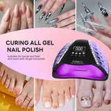 Nail Lamp, 280W Professional Nail Dryer for Gel