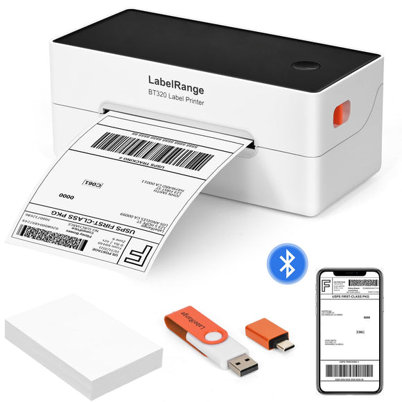 Ecommerce Label Printer, Bluetooth Thermal Shipping Label Printer