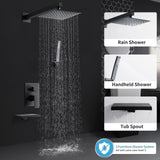 Faucet Set with Tub Spout 10 Inch, Shower Head