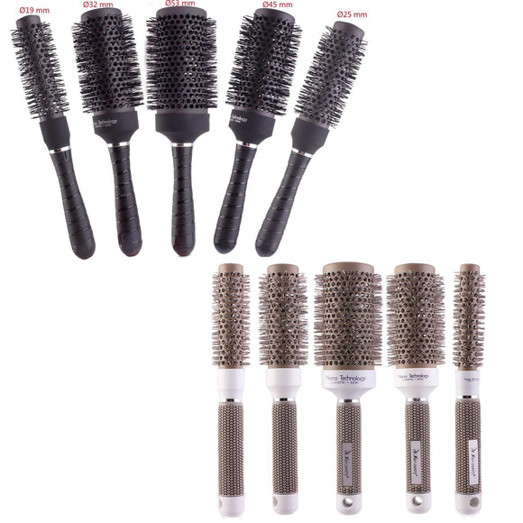 Hair Styling Bundle: Round Thermal Brush Set for Professional