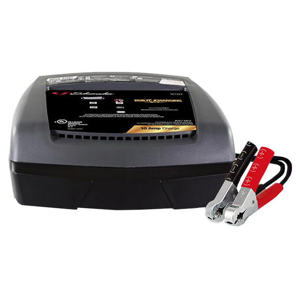 Schumacher SC1322 Fully Automatic Battery Charger, Maintainer, and Auto Desulfator - 10 Amp/3 Amp, 6V/12V