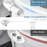 Bidet Attachment for Toilet - Dual Nozzle (Frontal & Rear Wash)