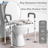 Toilet Seat with Handles, FSA/HSA Eligible Toilet Seat Risers