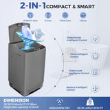 Portable Washing Machine, 20Lbs Capacity Full-Automatic