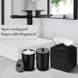 Bathroom Accessory Set with Trash Can, Soap Dispenser