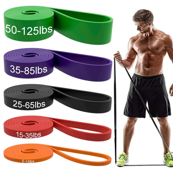 Resistance Bands, Pull Up Assist Bands - Workout Bands, Eexercise Bands, Long Resistance Bands Set for Working Out, Fitness, Training, Physical Therapy for Men Women - Multicolor ROSAPOAR