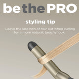 Curling Iron, 1 ¼ inch barrel produces loose curls – for use on medium and long hair