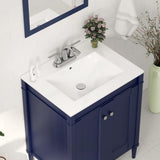 Bathroom Sink with Three Holes (4inch Centerset)