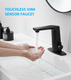 Touchless Sensor Faucets, Automatic Motion Smart Bathroom Wash Basin Sink Faucet