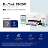 Wireless Color All-in-One Cartridge-Free Supertank Printer with Scan and Copy, The Ideal Basic