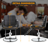 Hair Chair,Salon Chair for Hair Stylist,360 Degree Swivel