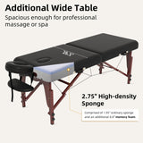 Portable Tattoo Table, Memory Foam PU Leather Professional 2 Fold