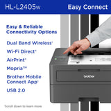 Brother HL-L2405W Wireless Compact Monochrome Laser Printer