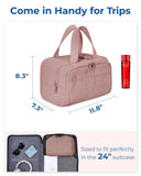 Travel Toiletry Bag, Lightweight Large Wide-open