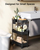 Storage Cart with Wheels, Bathroom Cart Organizer Bathroom