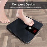 Accurate Bluetooth Body Weight and BMI - Electronic Black Scale