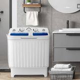 Portable Washing Machine, Twin Tub 18 Lbs Capacity, Washer