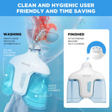 Nasal Irrigation System with 50 Salt Packets (Blue), Sinus Rinse Machine, Nose Cleaner