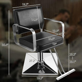 Hair Salon Chair 360 Degree Rotating Barber Chair, Spa