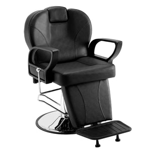 Barber Chairs, 360° Swivel with Heavy-Duty Steel Frame, Max Load Weight