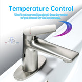 Touchless Automatic Motion Sensor Bathroom Faucet with 1 Handle