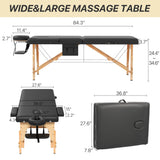 Massage Table Premium Portable Foldable Massage Bed Height Adjustable