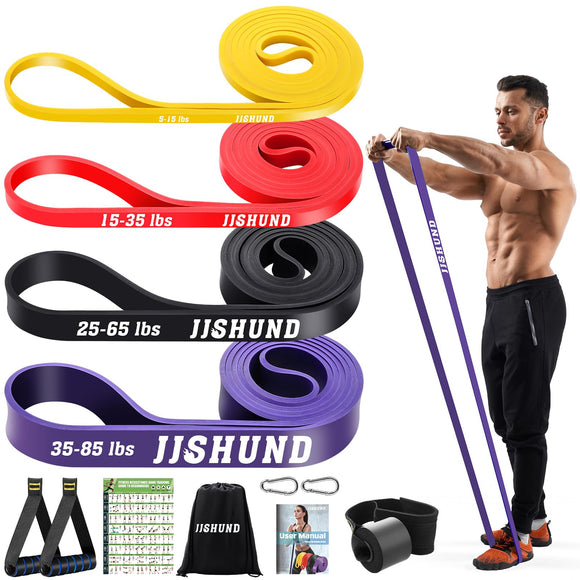 Resistance Bands, Pull Up Assistance Bands Pull Up Bands Exercise Bands for Men Women, Workout Bands for Working Out, Muscle Strength Training, Body Stretching jjshund